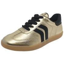 Tenis Casual Conforto Metalizado Fashion Via Marte