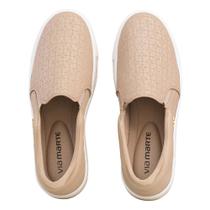 Tênis Casual Creme Flatform Via Marte