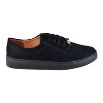 Tênis Casual de Camurça Feminino Vizzano 1214.205 Preto