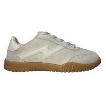 Tênis Casual de Camurça Retrô Feminino Moleca 5817.102 Cinza