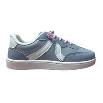 Tênis Casual de Glitter Infantil Menina Molekinha 2574.116 Azul Tênis Casual de Glitter Infantil Menina Molekinha 2574.116 Azul