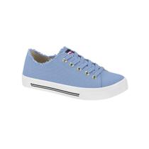 Tênis Casual Desfiado Feminino Moleca Tênis Casual Desfiado Feminino Moleca
