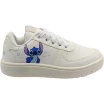 Tênis Casual Disney Robusto Com Furos Stitch Meninas