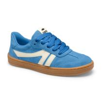 Tênis Casual Em Couro Dakota Lançamento Design Retrô College DA991