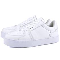 Tênis Casual em Couro Feminino Mr. Gutt Branco