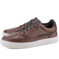 Tênis Casual em Couro Masculino Mr. Gutt Branco Tênis Casual em Couro Masculino Mr. Gutt Branco