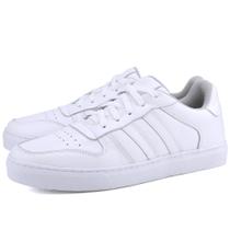 Tênis Casual em Couro Masculino Mr. Gutt Branco Tênis Casual em Couro Masculino Mr. Gutt Branco