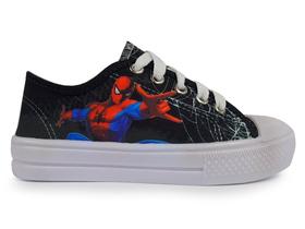 Tênis Casual Escolar Ortobessa Homem Aranha Infantil 25/34