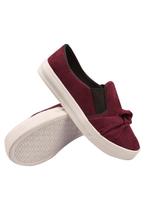 Tênis Casual Eslastico Urbano Feminino Sapato Barato Slip On