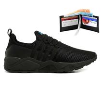 Tênis Casual Esportivo Masculino Urbano Para Usar no Dia-a-Dia Macio e Confortável + Carteira Tênis Casual Esportivo Masculino Urbano Para Usar no Dia-a-Dia Macio e Confortável + Carteira