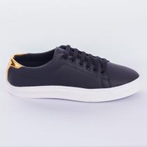 Tenis Casual Estilo Dia Das Mães Feminino Star Preto Dourado Sola Macio Leve Inverno Tenis Casual Estilo Dia Das Mães Feminino Star Preto Dourado Sola Macio Leve Inverno