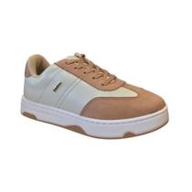Tênis Casual Fem Moleca Napa Turim Nude/Off White 5835.201 Tamanho:39Cor:Nude