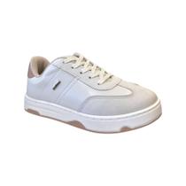 Tênis Casual Fem Moleca Napa Turim Off White/Nude 5835.201 Tamanho:35Cor:Off White