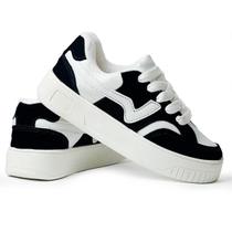 Tenis Casual Feminino Academia Confortavel Acolchoado Camurça Tenis Casual Feminino Academia Confortavel Acolchoado Camurça