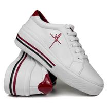 Tênis Casual Feminino altar Plataforma Bordado Fé Tênis Casual Feminino altar Plataforma Bordado Fé