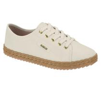 Tênis Casual Feminino Branco Moleca FLOATHER CLASSIC Original Tênis Casual Feminino Branco Moleca FLOATHER CLASSIC Original