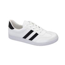 Tenis casual feminino branco tamanhos especiais TN37 Tenis casual feminino branco tamanhos especiais TN37