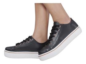 Tênis Casual Feminino Cadarço Sapatenis Moda Estiloso branquinho