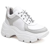 Tênis Casual Feminino Chunky Confortável Moderno Estiloso Tênis Casual Feminino Chunky Confortável Moderno Estiloso