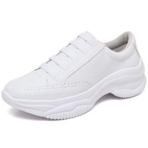 Tenis Casual Feminino Chunky Sola Alta Plataforma Confortavel Calce Facil Elastico Palmilha EVA Tamanho:35Cor:BrancoGê Tenis Casual Feminino Chunky Sola Alta Plataforma Confortavel Calce Facil Elastico Palmilha EVA Tamanho:35Cor:BrancoGê