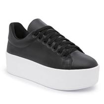 Tênis Casual Feminino Flatform Cano Baixo Confortável