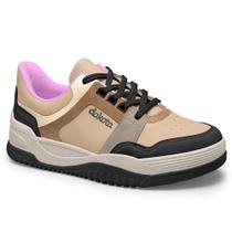 Tênis Casual Feminino Foggia Preto Multicolor Dakota G9971-0008