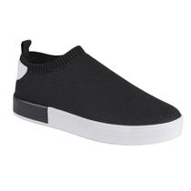 Tênis Casual Feminino Knit Meia Calce Fácil Confortável