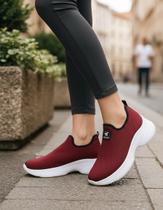Tênis Casual Feminino Leve Macio Calce Fácil Sola Plataforma