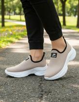 Tênis Casual Feminino Leve Macio Calce Fácil Sola Plataforma