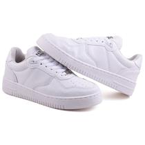 Tenis Casual Feminino Masculino Branco Nyc Shoes Force Tenis Casual Feminino Masculino Branco Nyc Shoes Force