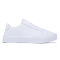 Tênis Casual Feminino Moderno Branco e Preto