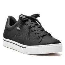 Tênis Casual Feminino Napa Preto Via Marte 016-008-01