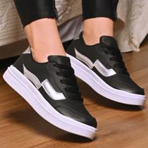 Tênis Casual Feminino Plataforma Confortável Dia a Dia