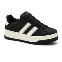 Tênis Casual Feminino Ramarim Listras Estilo Urbano Confortável
