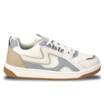 Tênis Casual Feminino Ramarim Off White/Cinza 25-63131