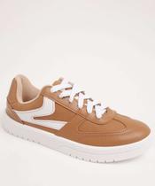 Tênis Casual Feminino Recortes Moleca-35011 Tênis Casual Feminino Recortes Moleca-35011