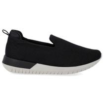 Tênis Casual Feminino Slip On Preto Usaflex AH17025