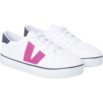 Tênis Casual Flatform Feminino Branco Lançamento Moda Mulher