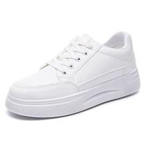 tênis casual homens andando sapatos homens-Branco 35