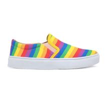 Tênis Casual Iate Cano Baixo Colorido