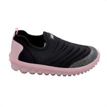 Tênis casual infantil bibi roller 2.0 preto e rosa Tênis casual infantil bibi roller 2.0 preto e rosa