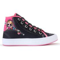 Tênis Casual Infantil Feminino Boneca Botinha Glitter Escolar Tênis Casual Infantil Feminino Boneca Botinha Glitter Escolar