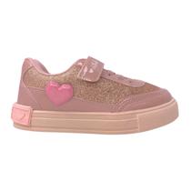 Tênis Casual Infantil Feminino Jet Kids 50044- Rose