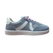 Tênis Casual Infantil Glitter Molekinha Azul