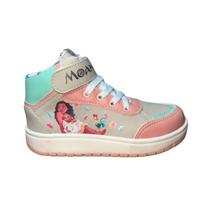 Tênis Casual Infantil Menina Danguinho Disney Moana DMO05DY Bege Tênis Casual Infantil Menina Danguinho Disney Moana DMO05DY Bege