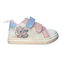 Tênis Casual Infantil Menina Danguinho Disney Stitch DST10DY Branco Tênis Casual Infantil Menina Danguinho Disney Stitch DST10DY Branco