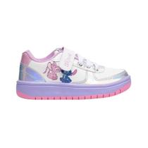 Tênis Casual Infantil Menina Danguinho Disney Stitch DST21DY Branco Tênis Casual Infantil Menina Danguinho Disney Stitch DST21DY Branco