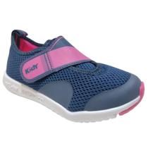 Tênis Casual Infantil Menina Jogging Dia a Dia Escola Kidy 093-1096