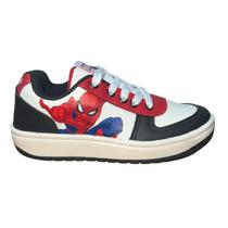 Tênis Casual Infantil Menino Danguinho Marvel Homem-Aranha MSP05DY Branco Tênis Casual Infantil Menino Danguinho Marvel Homem-Aranha MSP05DY Branco