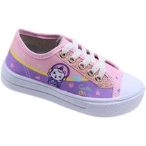 Tênis Casual infantil Ortobessa Cute Girly Menina
